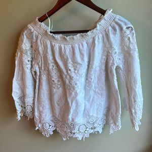 Brand new quality never worn Chico’s white blouse